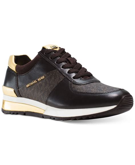 michael michael kors women's allie trainer|Michael Kors allie sneakers.